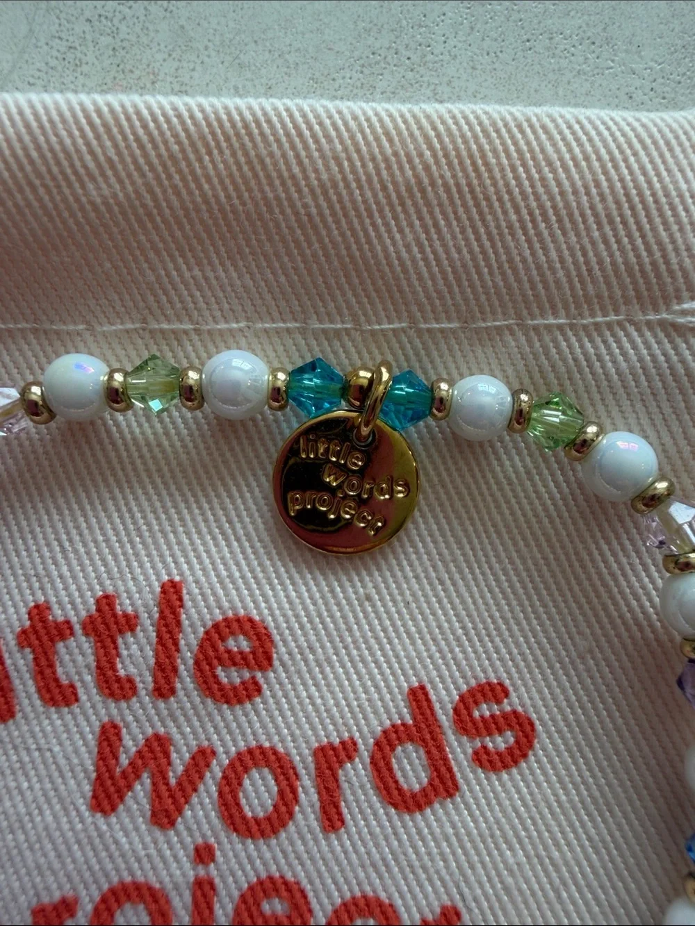 “GEMINI” Little Words Project Beaded Bracelet-Size L/XL